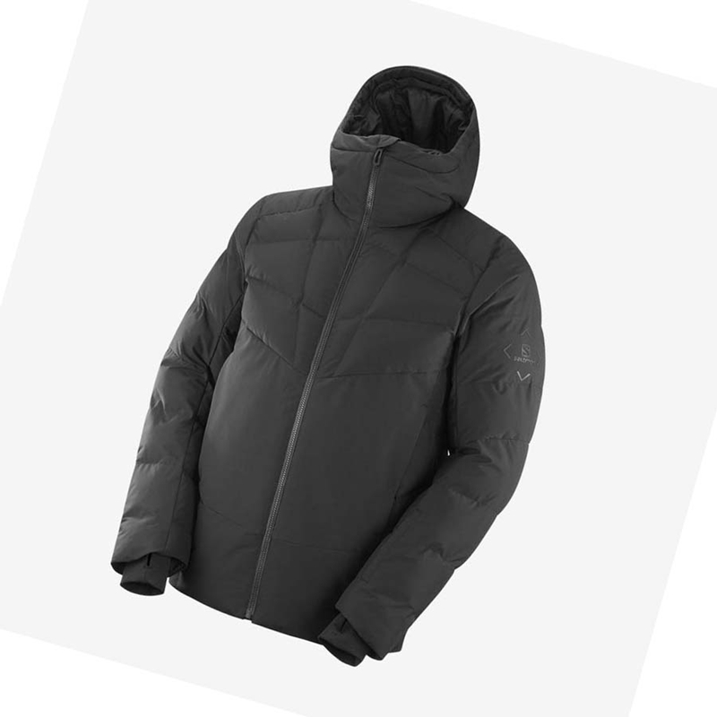 Salomon SNOWSHELTER Síkabátok Férfi Fekete | 26370-JWFM