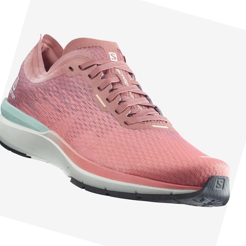 Salomon SONIC 4 Futócipő Női Rózsaszín | 72835-OMUJ