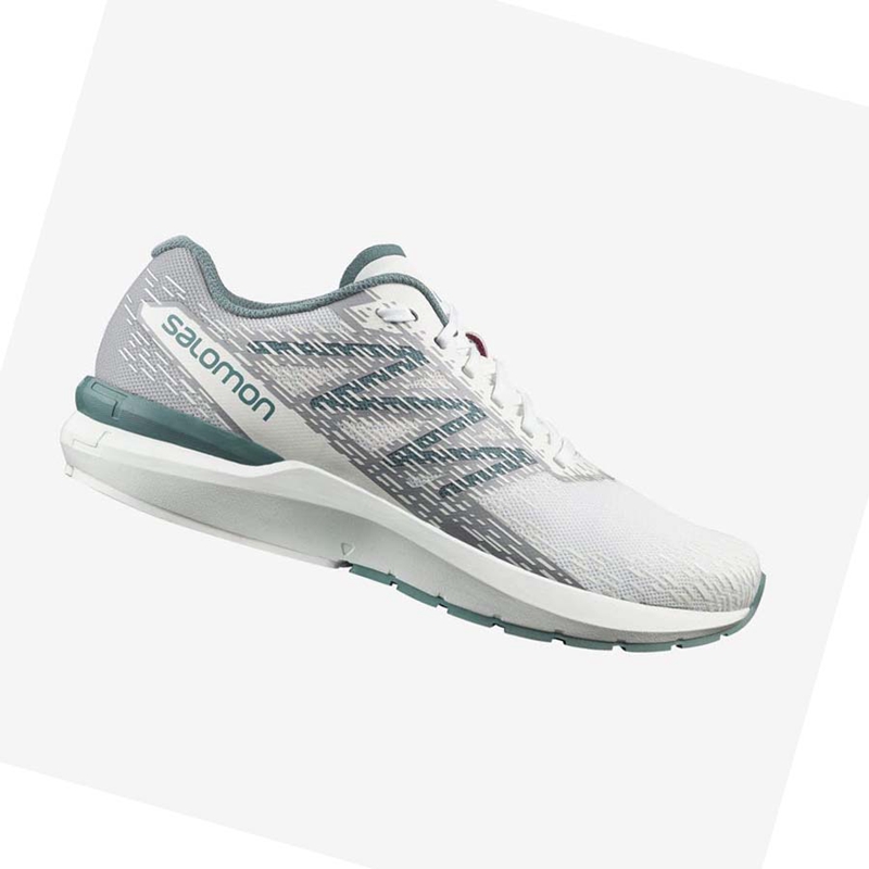 Salomon SONIC 5 BALANCE Futócipő Férfi Fehér | 61937-XPKQ