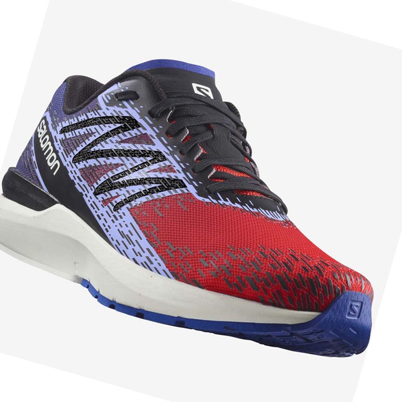 Salomon SONIC 5 BALANCE Futócipő Férfi Piros Kék | 60321-CYBR