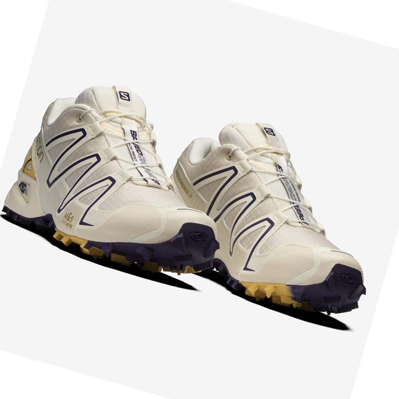 Salomon SPEEDCROSS 3 Tornacipő Női Bézs | 67081-IHFL