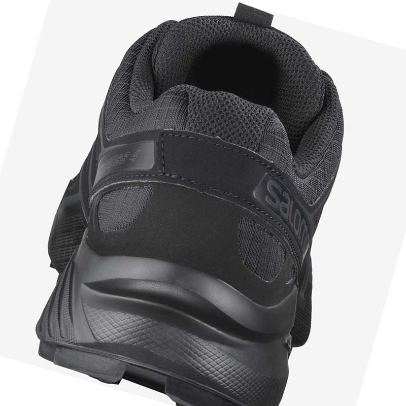 Salomon SPEEDCROSS 4 WIDE FORCES Csizma Női Fekete | 54169-UTQY