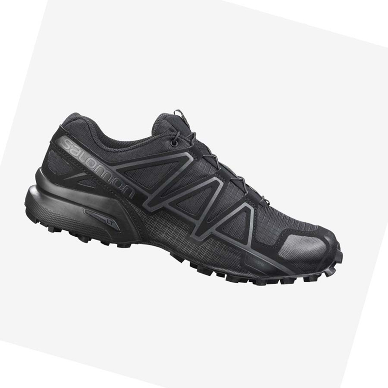 Salomon SPEEDCROSS 4 WIDE FORCES Csizma Női Fekete | 54169-UTQY