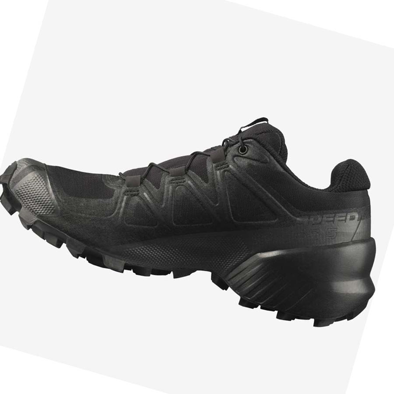 Salomon SPEEDCROSS 5 Trail Futócipő Női Fekete | 89572-HEAC