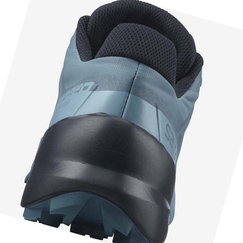 Salomon SPEEDCROSS 5 WIDE Trail Futócipő Női Kék | 87215-PDLG