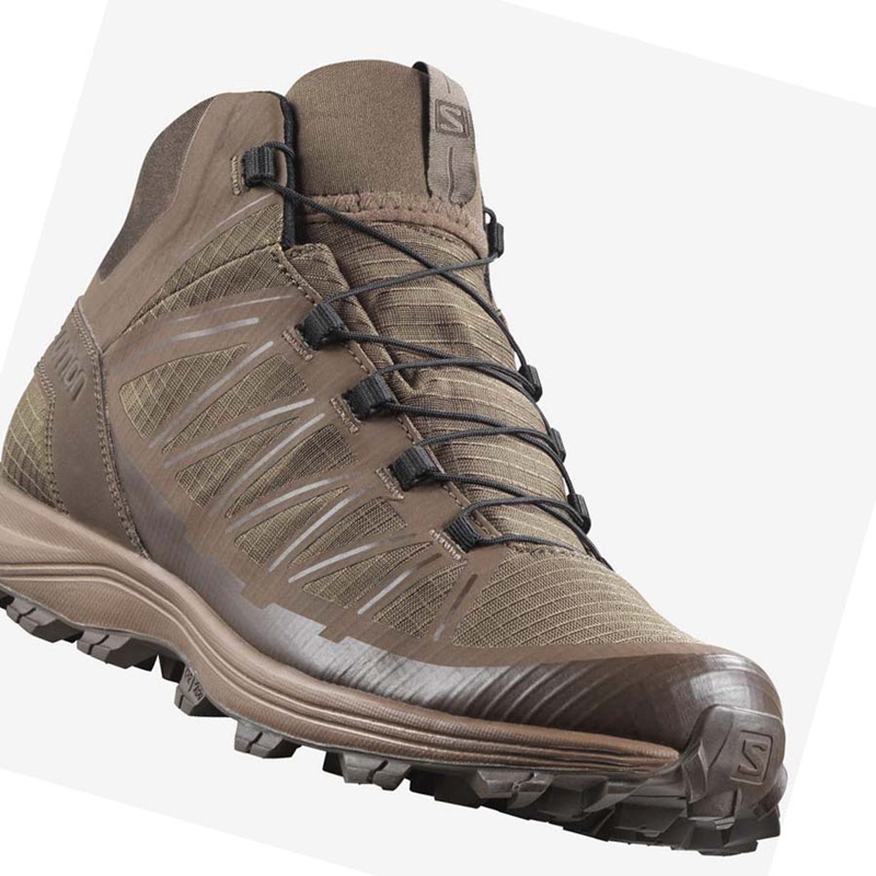 Salomon SPEED ASSAULT FORCES Csizma Férfi Barna | 21495-GRSX