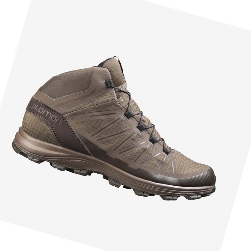 Salomon SPEED ASSAULT FORCES Csizma Férfi Barna | 21495-GRSX