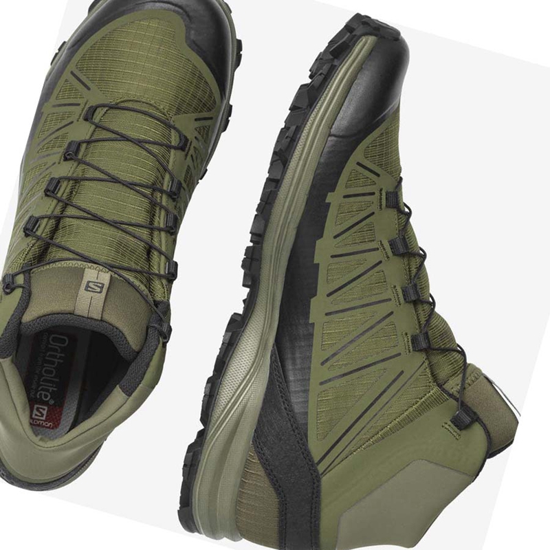 Salomon SPEED ASSAULT FORCES Csizma Férfi Olivazöld | 42380-OEIG