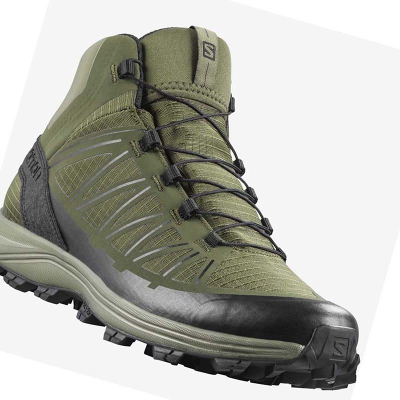 Salomon SPEED ASSAULT FORCES Csizma Férfi Olivazöld | 42380-OEIG