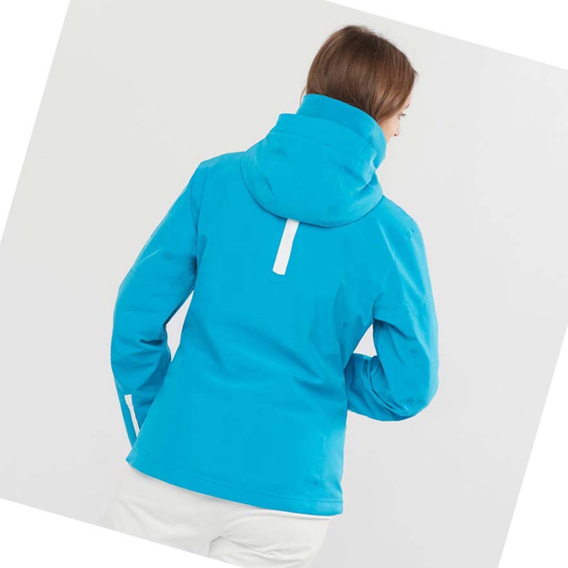 Salomon SPEED INSULATED Kabát Női Kék | 83967-UMCL