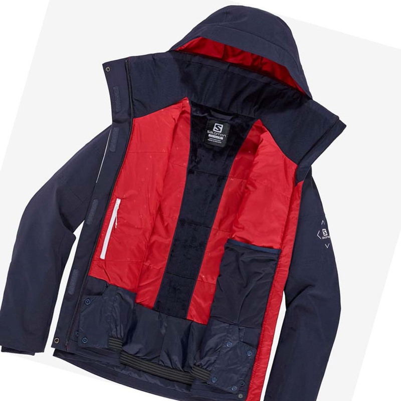 Salomon SPEED INSULATED Kabát Női Sötétkék | 82976-IBNG
