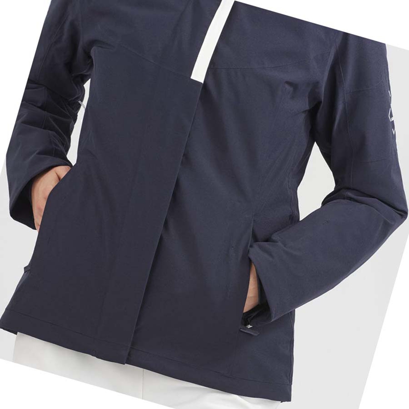 Salomon SPEED INSULATED Kabát Női Sötétkék | 82976-IBNG