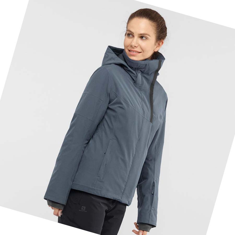 Salomon SPEED Síkabátok Női Titán | 43526-SVGU