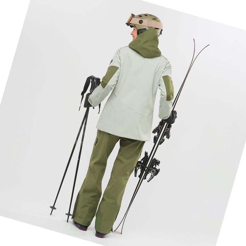 Salomon STANCE 3L Síkabátok Női Olivazöld | 20854-HBXN