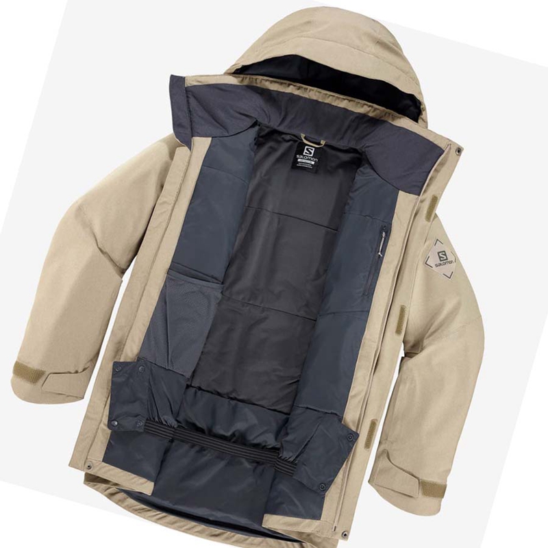 Salomon STANCE CARGO Síkabátok Férfi Barna | 61082-AHET