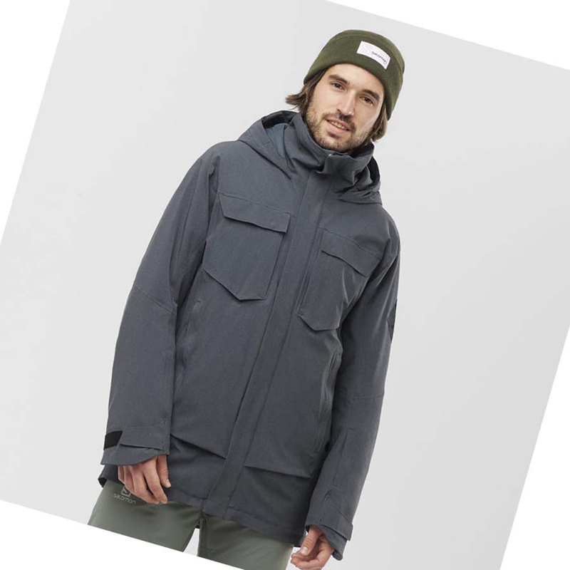 Salomon STANCE CARGO Síkabátok Férfi Fekete | 81074-CPMZ