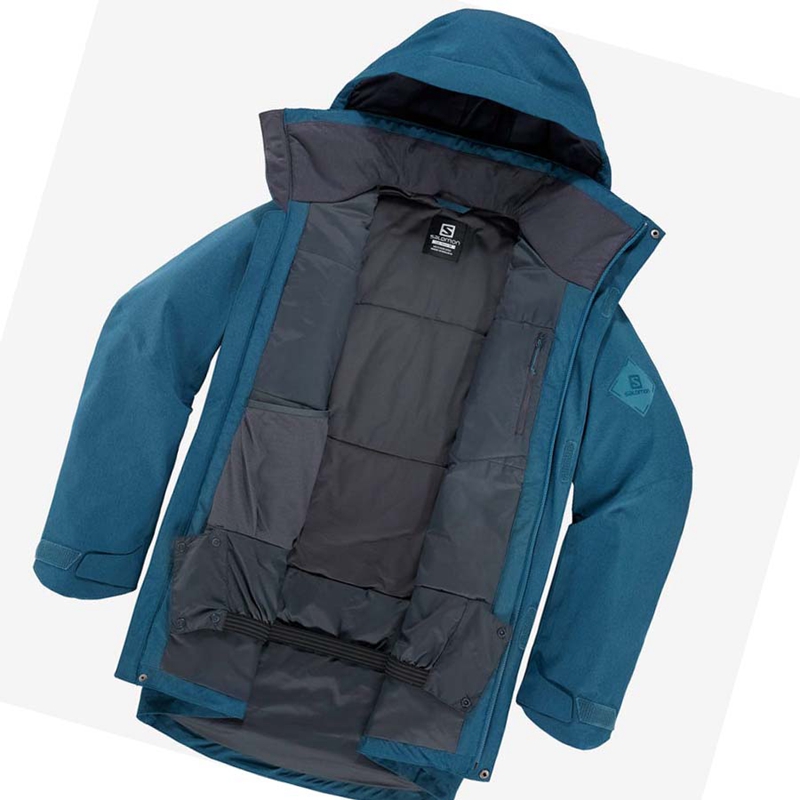 Salomon STANCE CARGO Síkabátok Férfi Kék | 32615-UPSL