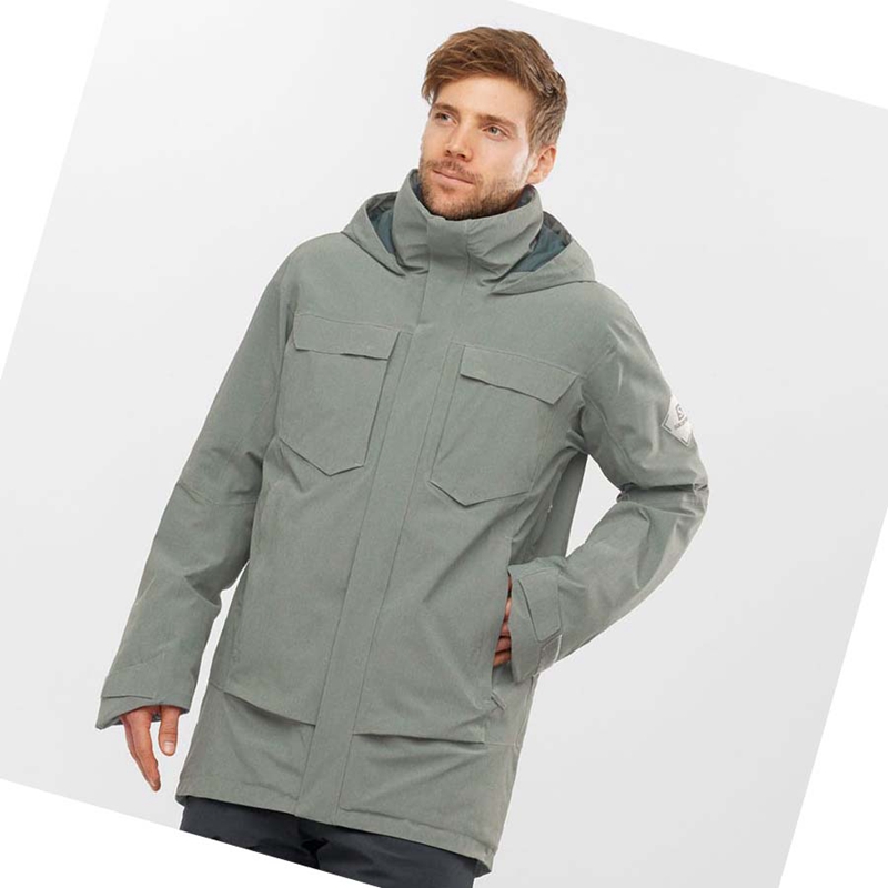 Salomon STANCE CARGO Síkabátok Férfi Olivazöld | 94617-JMQX