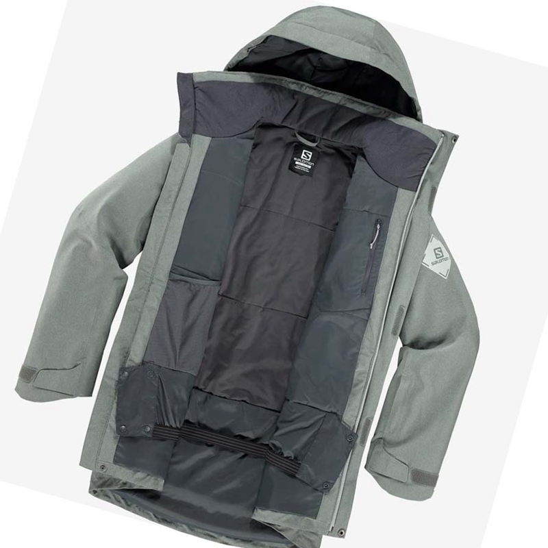 Salomon STANCE CARGO Síkabátok Férfi Olivazöld | 94617-JMQX
