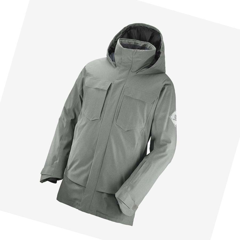 Salomon STANCE CARGO Síkabátok Férfi Olivazöld | 94617-JMQX