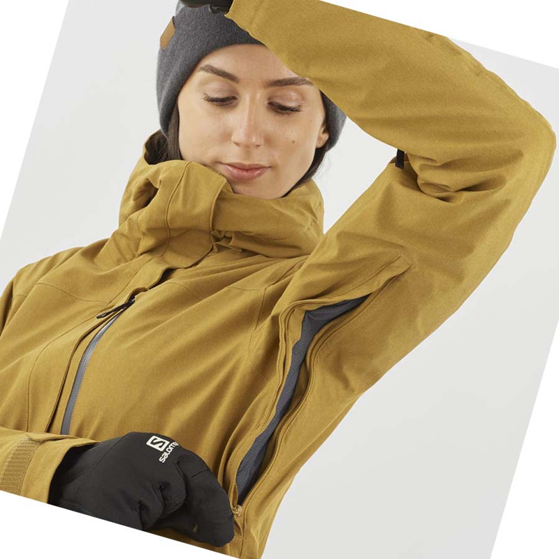 Salomon STANCE CARGO Síkabátok Női Barna | 70563-WEIP