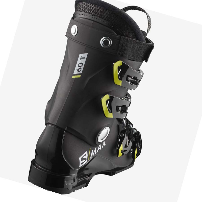 Salomon S/MAX 60 RT Síbakancs Gyerek Fekete Zöld | 81524-EUDA