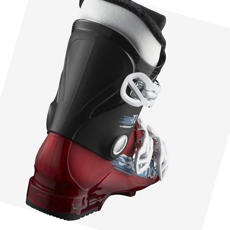 Salomon T3 RT Síbakancs Gyerek Fekete Piros Fehér | 40169-WKOL