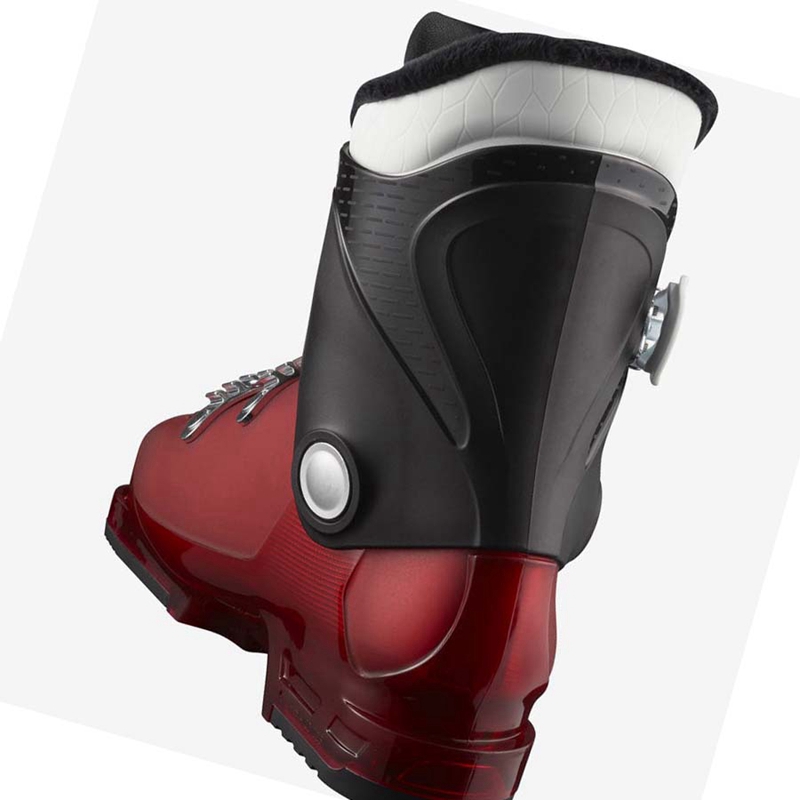Salomon T3 RT Síbakancs Gyerek Fekete Piros Fehér | 40169-WKOL