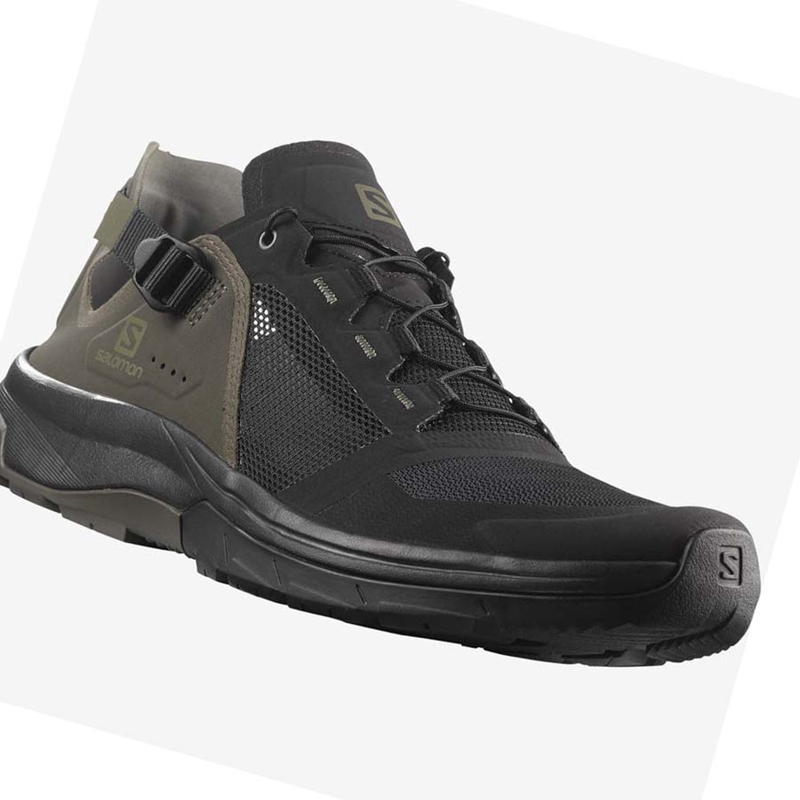 Salomon TECH AMPHIB 4 Vizicipő Férfi Fekete Szürke | 73586-PIEU