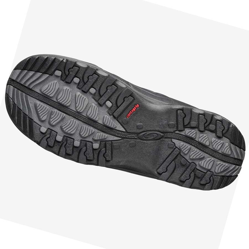 Salomon TOUNDRA FORCES CLIMASALOMON™ WATERPROOF Csizma Férfi Fekete | 64580-IWQY