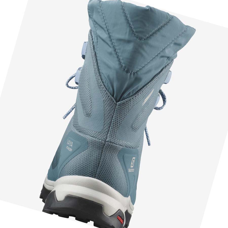 Salomon VAYA POWDER TS CSWP Téli Csizma Női Kék | 15829-CIYB