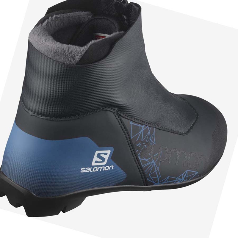 Salomon VITANE PROLINK Síbakancs Női Fekete Kék | 96542-JYLQ