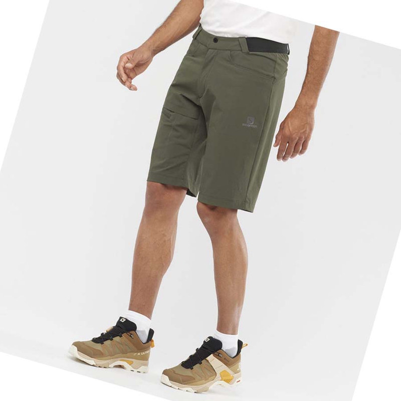 Salomon WAYFARER Rövidnadrág Férfi Olivazöld | 67530-XPNC