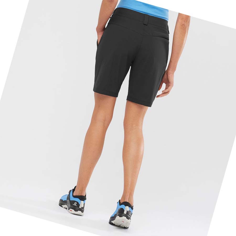 Salomon WAYFARER Rövidnadrág Női Fekete | 52847-QFJR