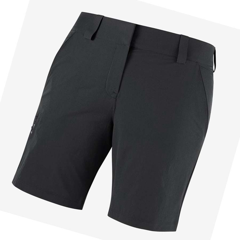 Salomon WAYFARER Rövidnadrág Női Fekete | 52847-QFJR