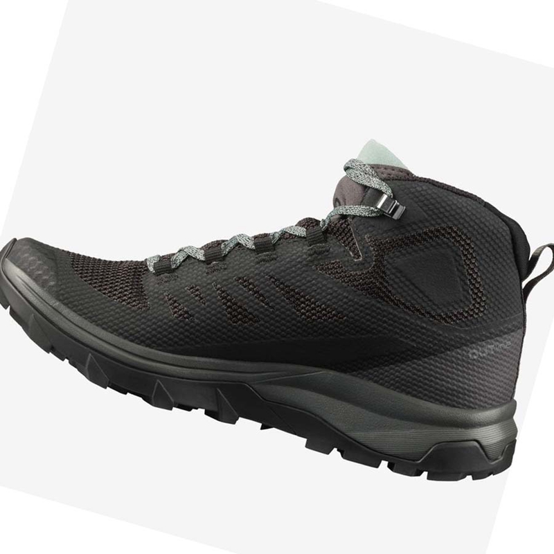 Salomon WoOUTLINE MID GORE-TEX Túracipő Női Sötétkék | 04532-OGDC