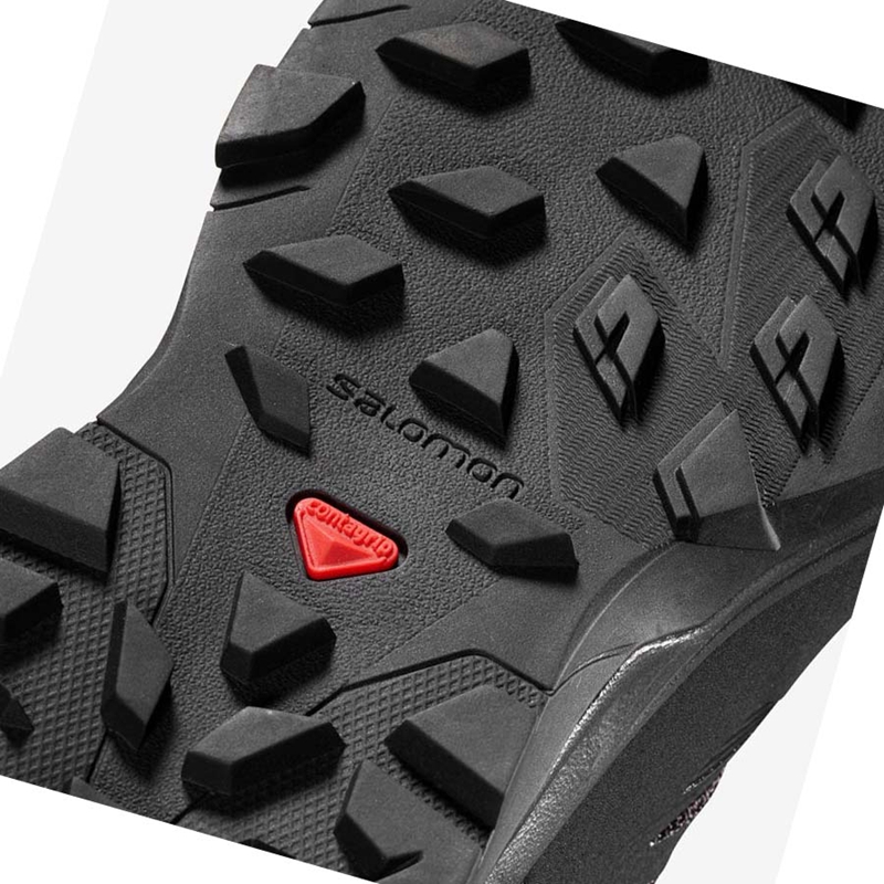 Salomon WoOUTLINE MID GORE-TEX Túracipő Női Sötétkék | 04532-OGDC