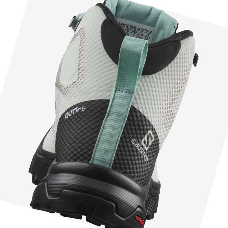 Salomon WoOUTLINE MID GORE-TEX Túracipő Női Bézs | 58693-GTUJ