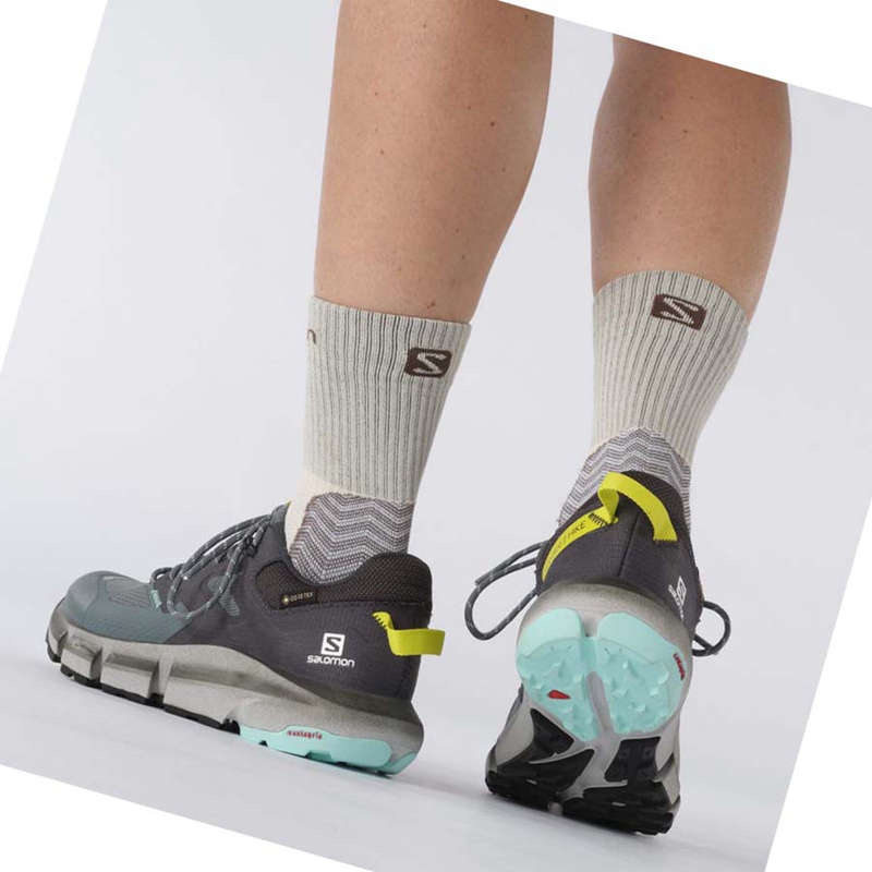Salomon WoPREDICT HIKE GORE-TEX Túracipő Női Titán | 38210-ZNHB