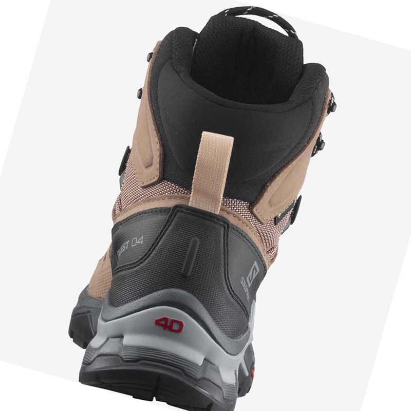 Salomon WoQUEST 4 GORE-TEX Túracipő Női Barna | 73964-YOWZ