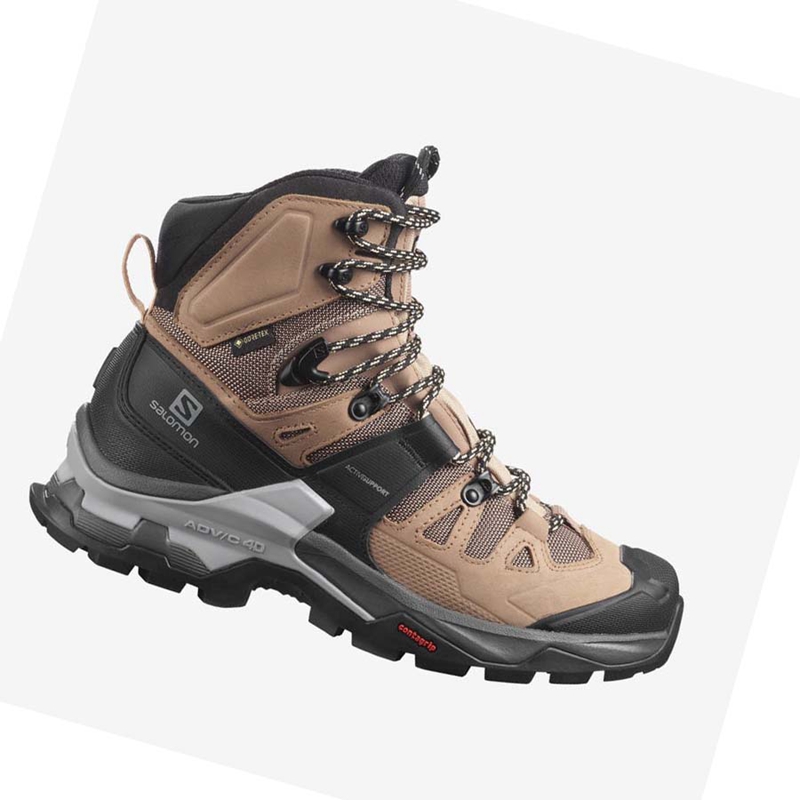Salomon WoQUEST 4 GORE-TEX Túracipő Női Barna | 73964-YOWZ