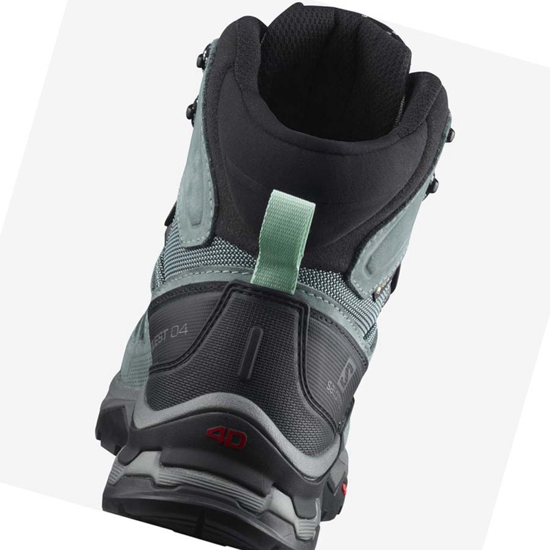 Salomon WoQUEST 4 GORE-TEX Túracipő Női Kék | 84310-EBAY