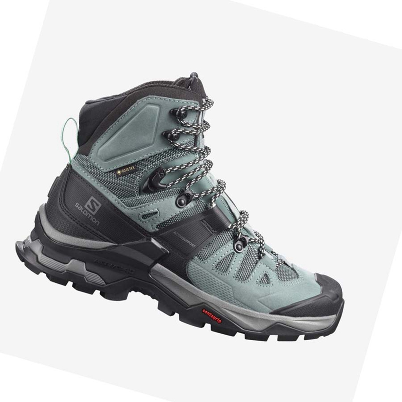 Salomon WoQUEST 4 GORE-TEX Túracipő Női Kék | 84310-EBAY