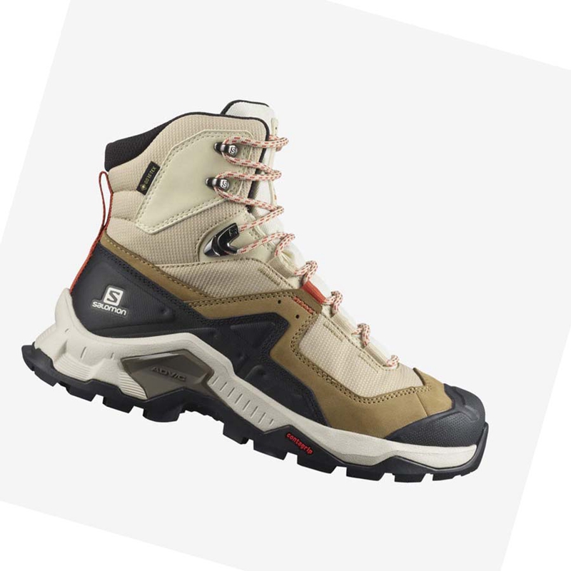 Salomon WoQUEST ELEMENT GORE-TEX Túracipő Női Barna | 78910-KRUX