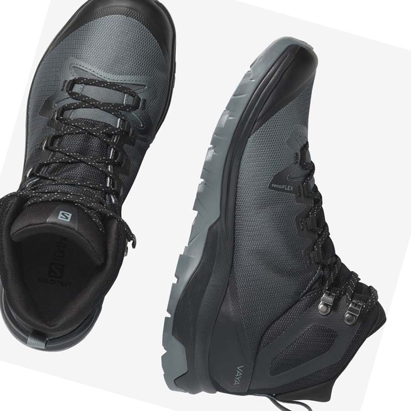 Salomon WoVAYA MID GORE-TEX Túracipő Női Fekete | 02843-BWPL