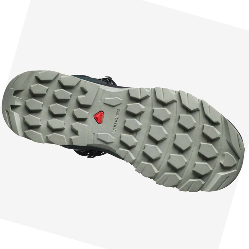 Salomon WoVAYA MID GORE-TEX Túracipő Női Zöld | 26974-NUQH