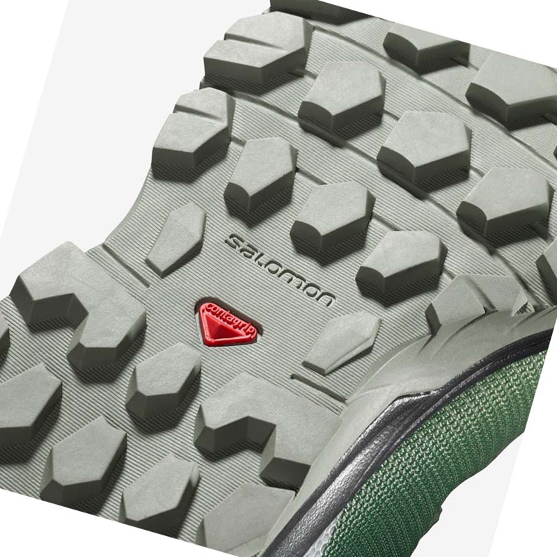 Salomon WoVAYA MID GORE-TEX Túracipő Női Zöld | 26974-NUQH