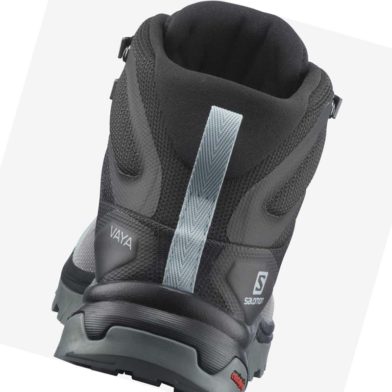 Salomon WoVAYA MID GORE-TEX Túracipő Női Fekete Fehér | 82719-VLYK