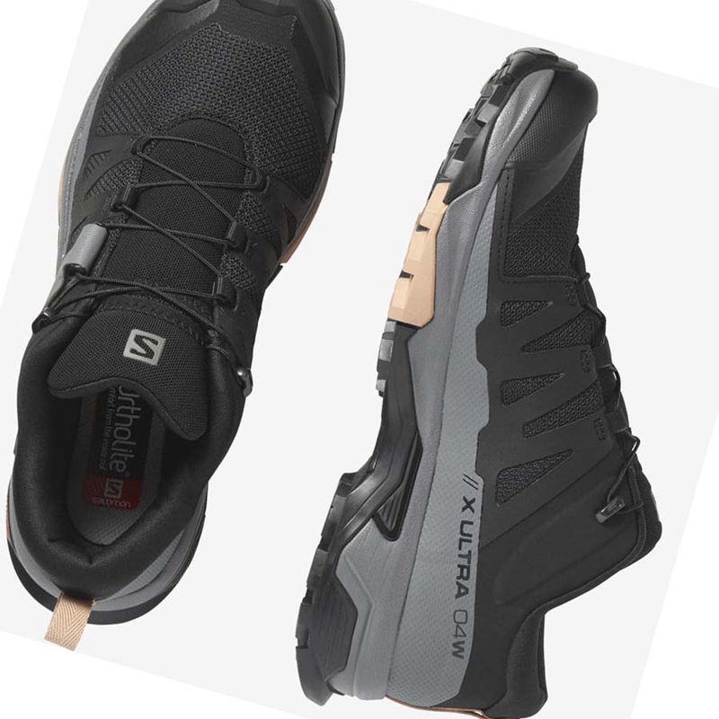 Salomon WoX ULTRA 4 Túracipő Női Fekete | 75246-ZJIC