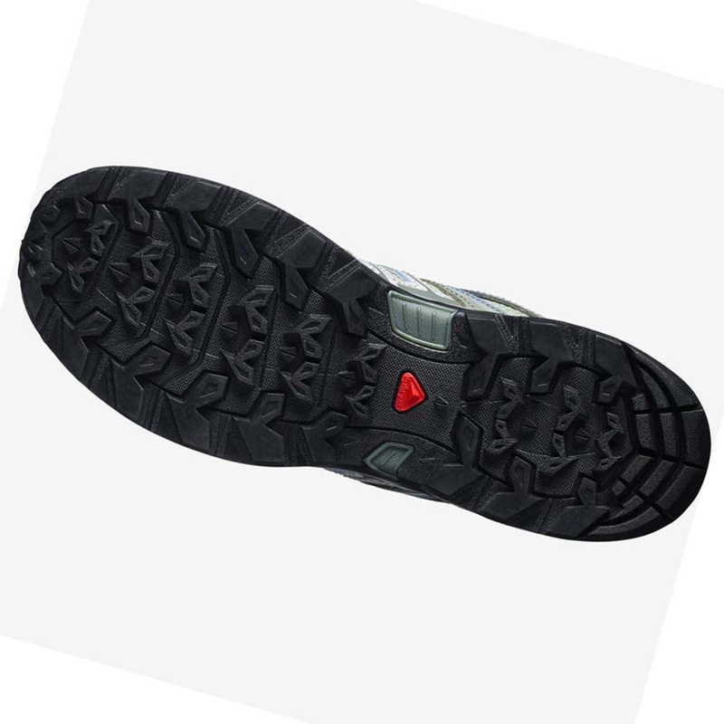 Salomon WoX ULTRA PIONEER Túracipő Női Zöld Szürke | 61843-EVUW